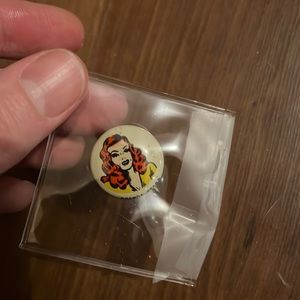 Kellogs Pep Shadow Pin rare Branda Starr